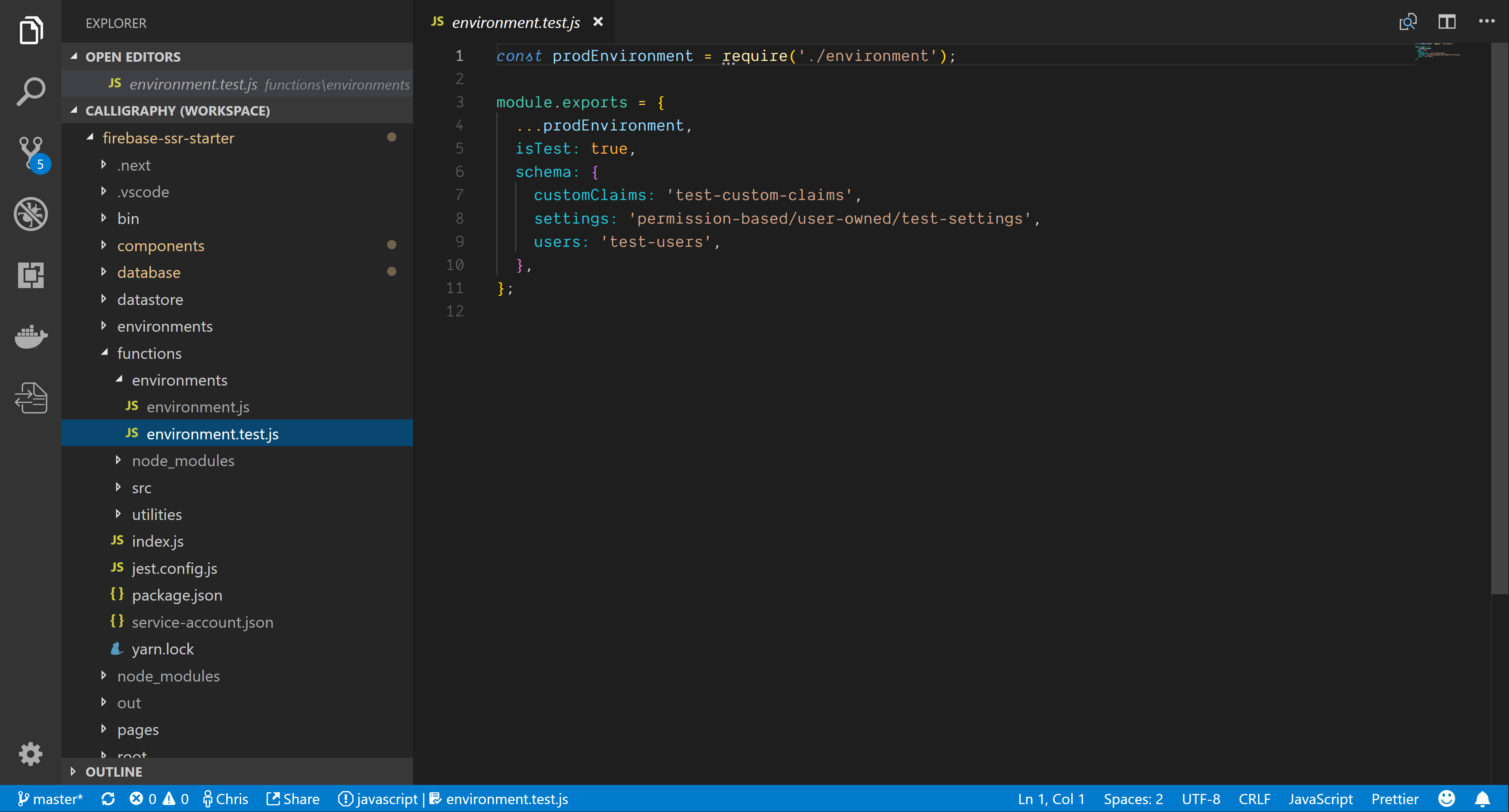 environment.test.js